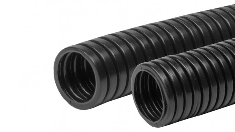 FPDR - Corrugated conduit for high dynamic flexing movements, PA12 MOD R