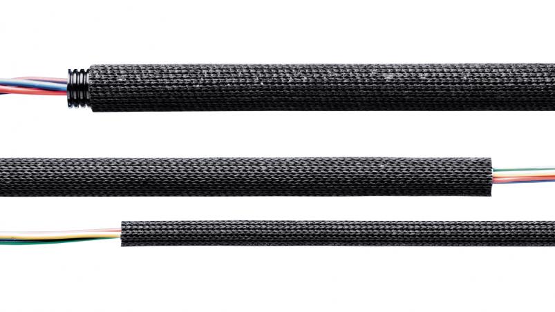 GA11 - Glass fiber hose with knitting and impregnation