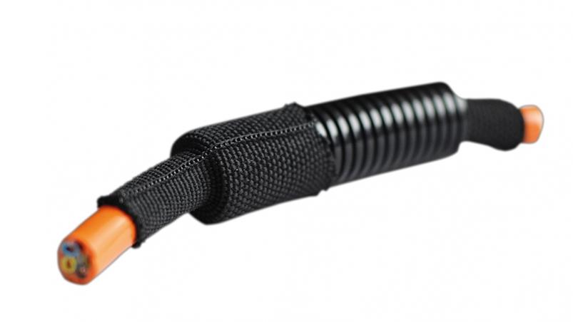 WPET-HS - Woven hose heat-shrinkable, PET
