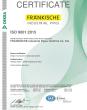 CERTIFICATE – ISO 9001 (FIP) (anglais)