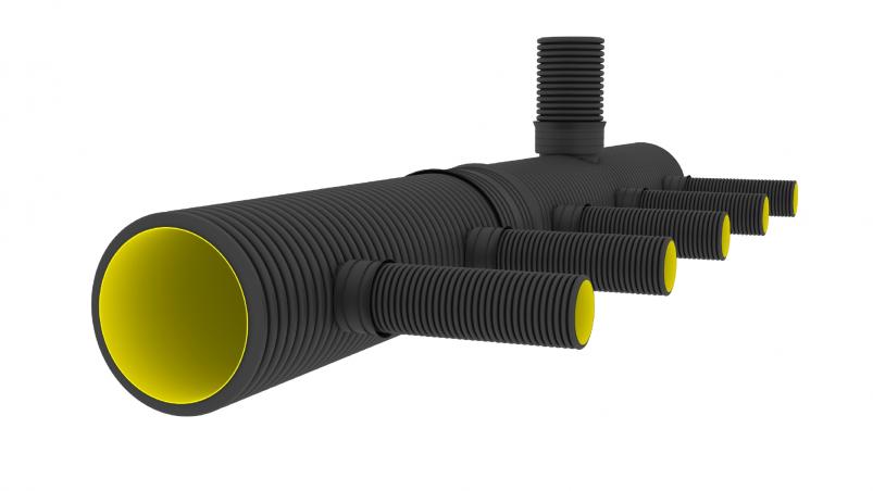 Distribution pipe system