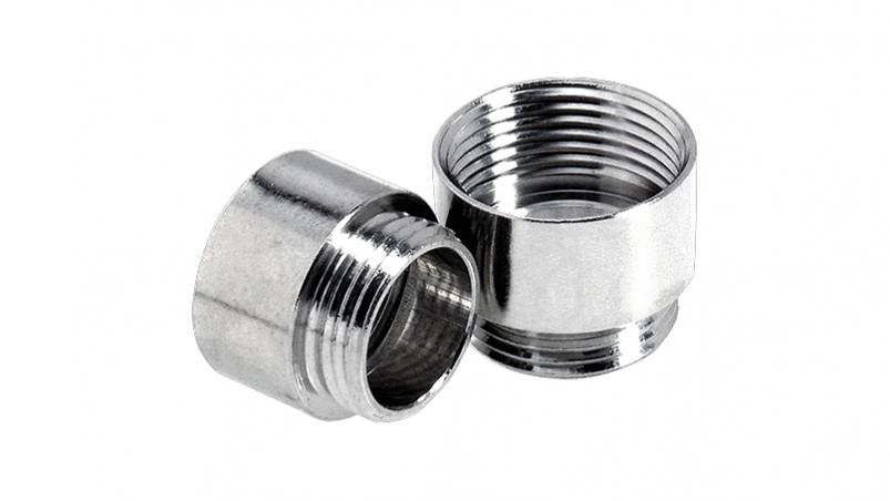 NEBN-M - Thread enlarger, round, brass nickel-plated, metric