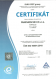 CERTIFICÁT – ISO 45001 – CZ (český)