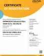 Certifikát – ISO 14001 (angličtina)